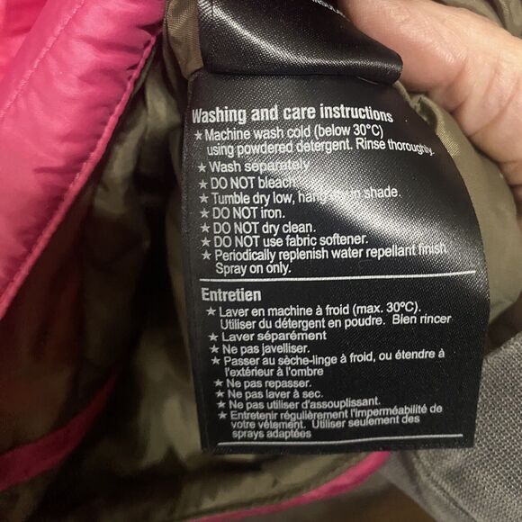 Burton Dry Ride Ski Jacket Womens Sz M Pink Insulated Pockets Full Zip Snap - Picture 8 of 12